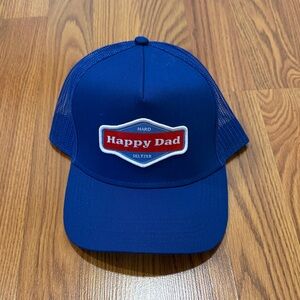 Happy Dad Classic Blue Trucker Hat